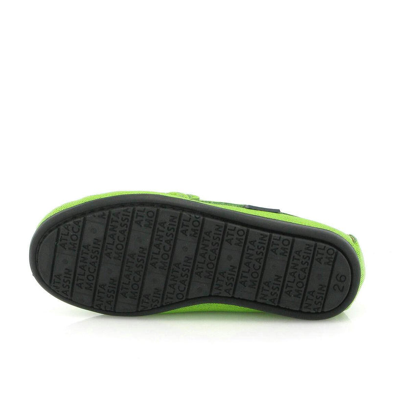 Leather Penny Moccasins, Green