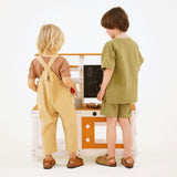 Avenlur Woodland Mud Kitchen – Montessori Outdoor Wooden Play Kitchen