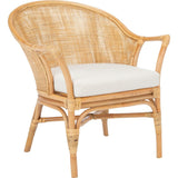 Dustin Rattan Accent Chair with Cushion