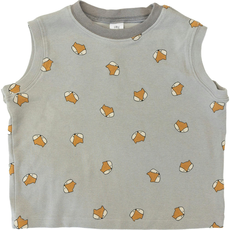 fox tee sleeveless