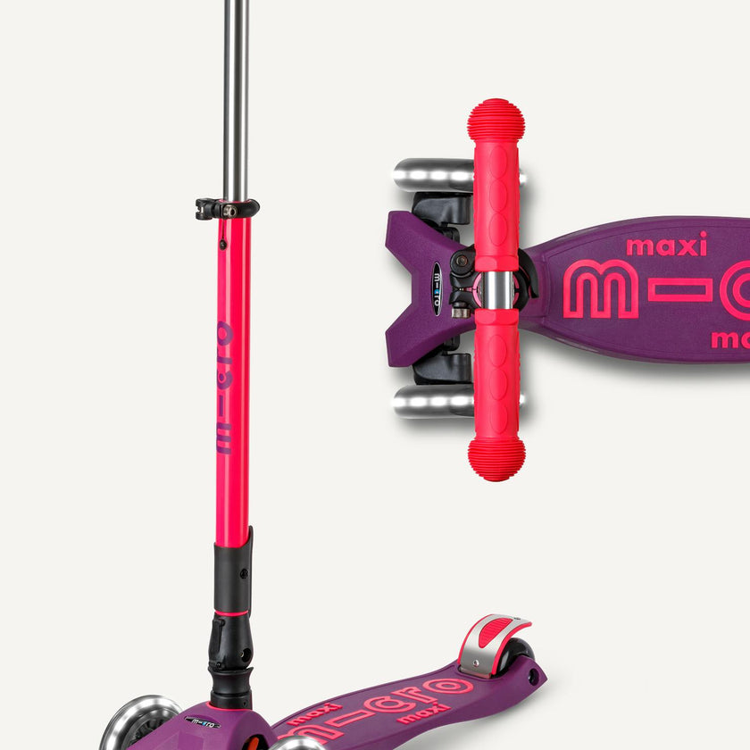 Micro Maxi Foldable LED Scooter