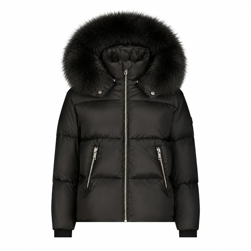 Teen Classic Jacket- With Fur - Black