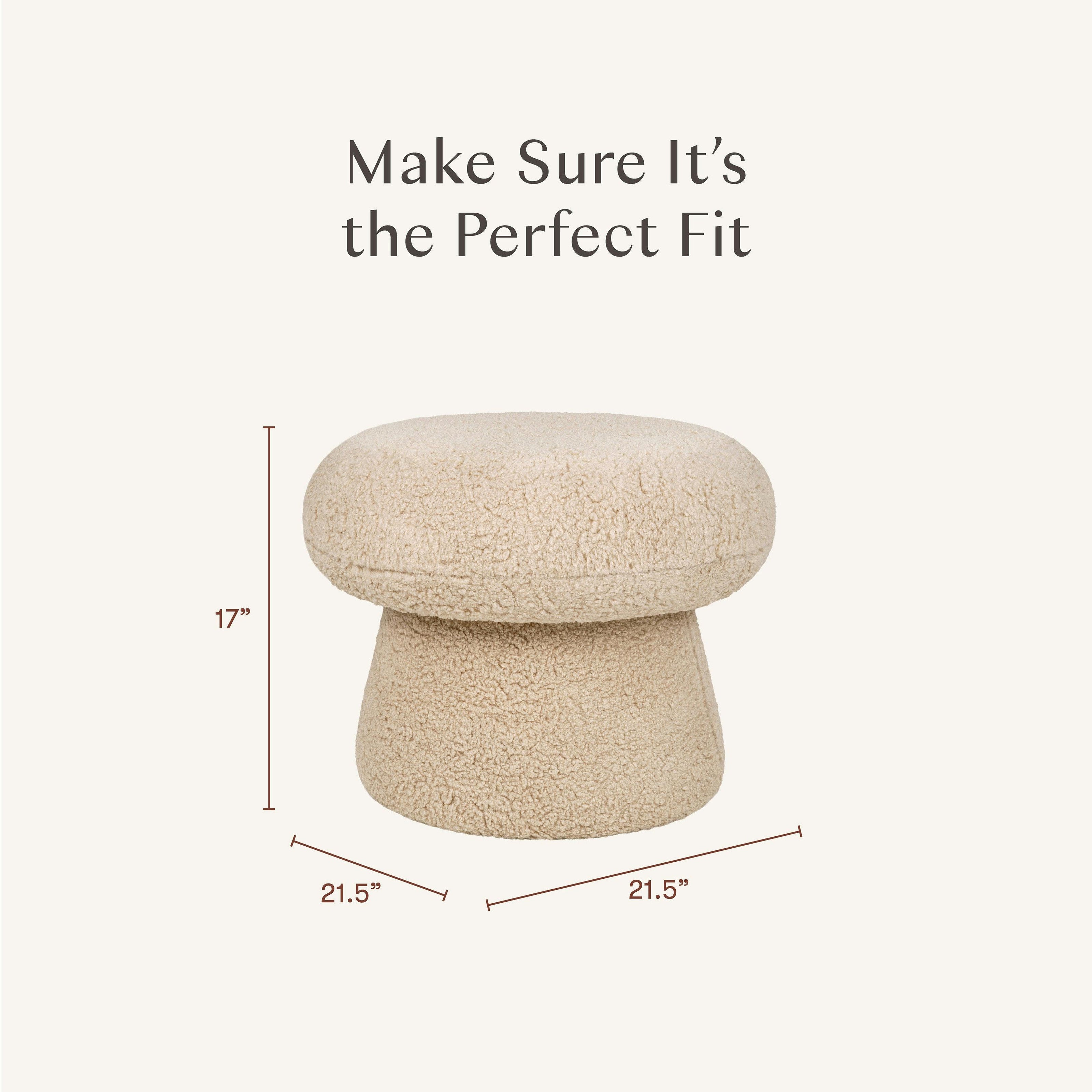 Babyletto Kids Mushroom Pouf