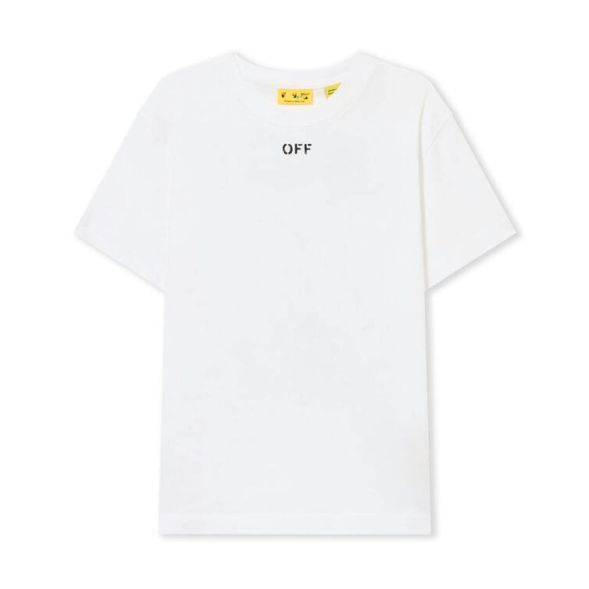 White Diagonal Watercolor T-shirt