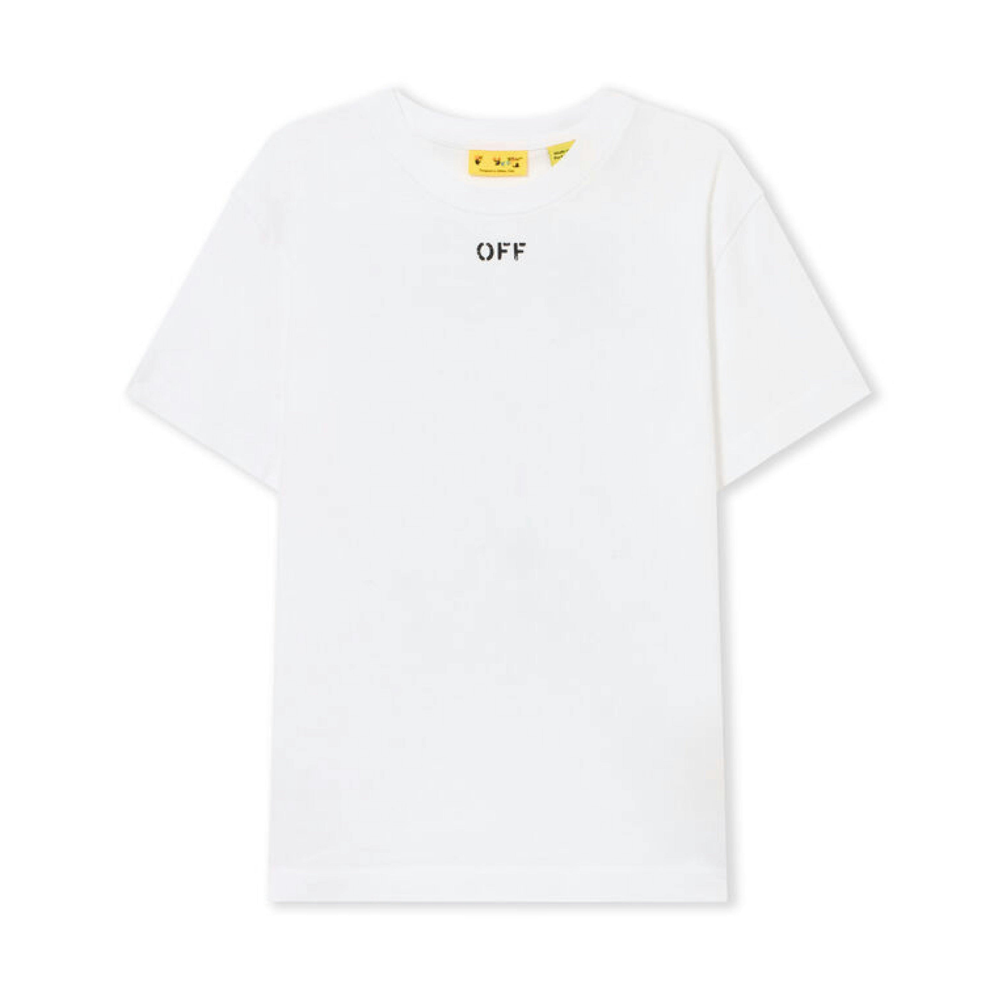 White Diagonal Watercolor T-shirt