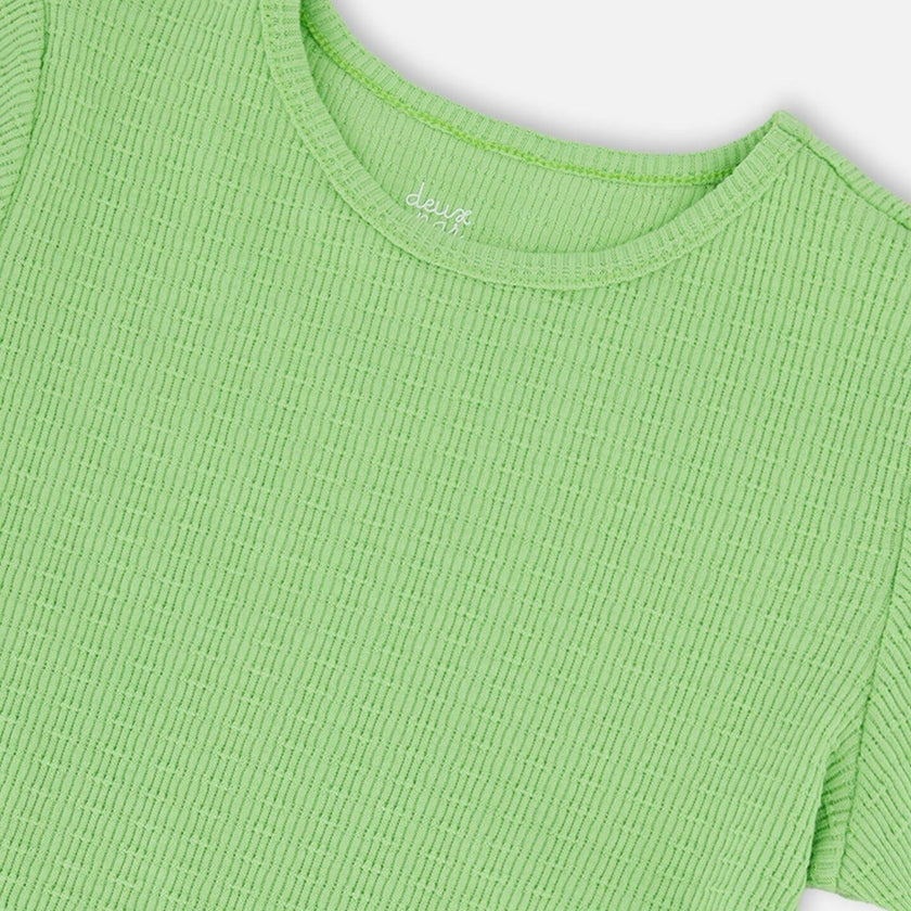 Crinkle Jersey T-Shirt Mint Green