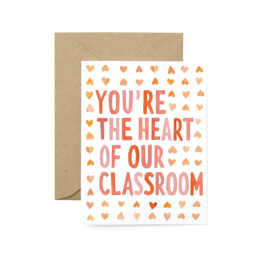 Heart of the Classroom Teacher Card (Set of 3)