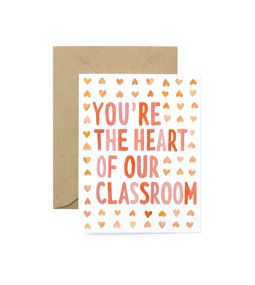 Heart of the Classroom Teacher Card (Set of 3)