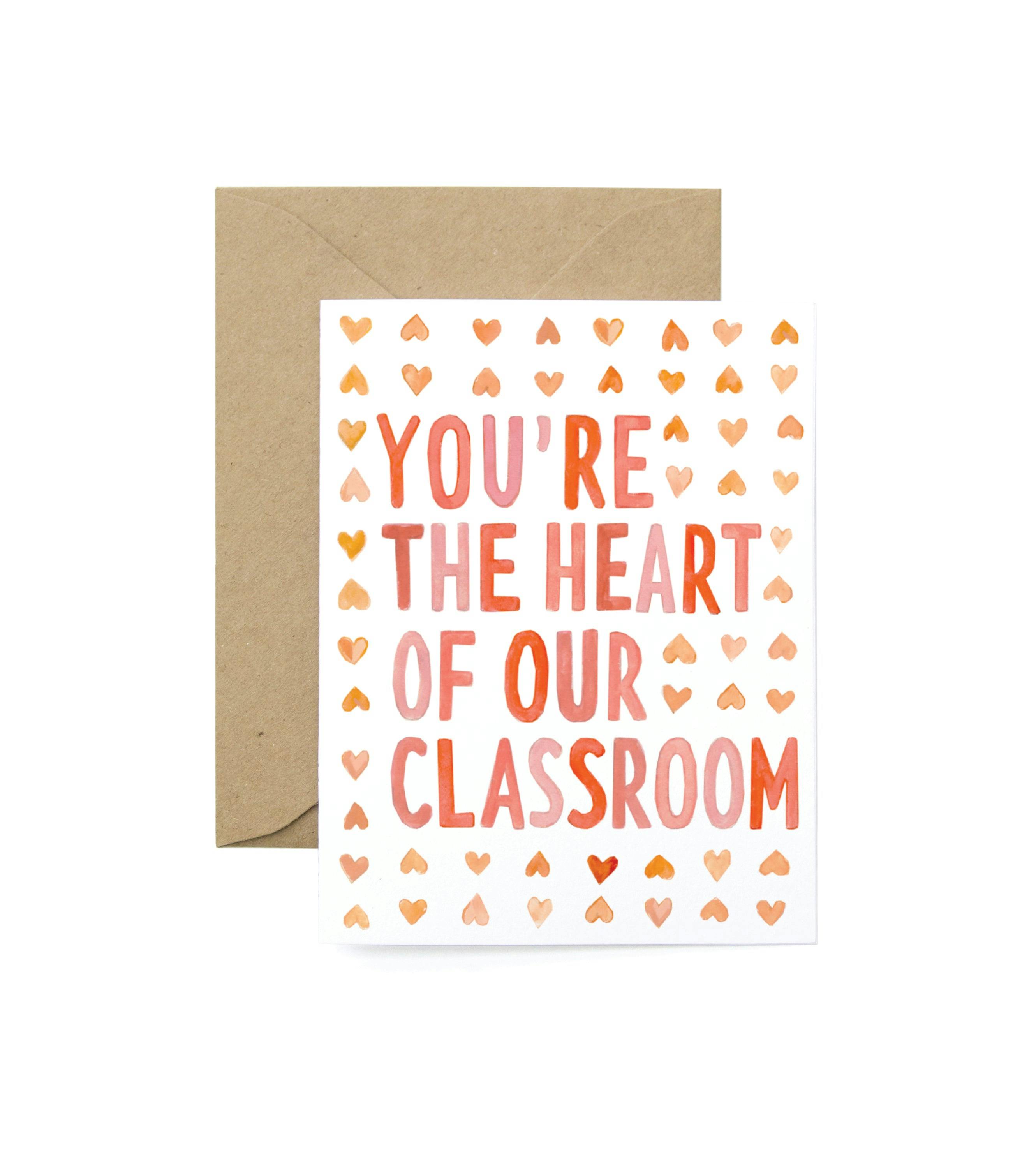 Heart of the Classroom Teacher Card (Set of 3)