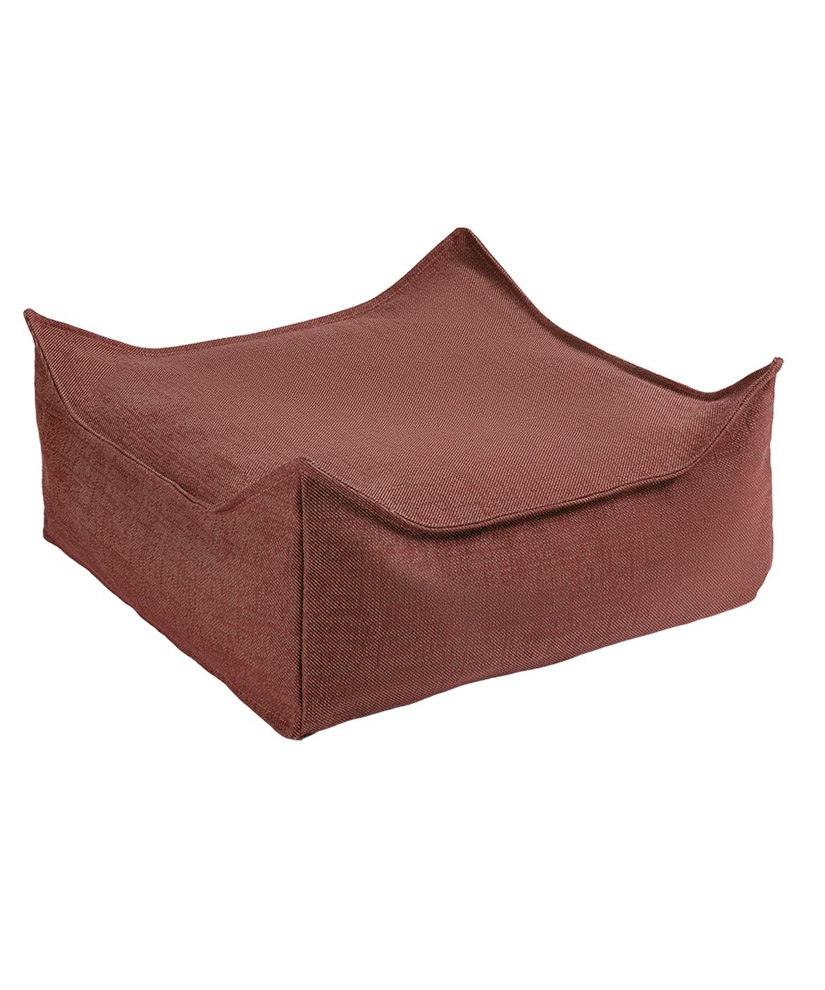 Pomegranate Outdoor Square Ottoman