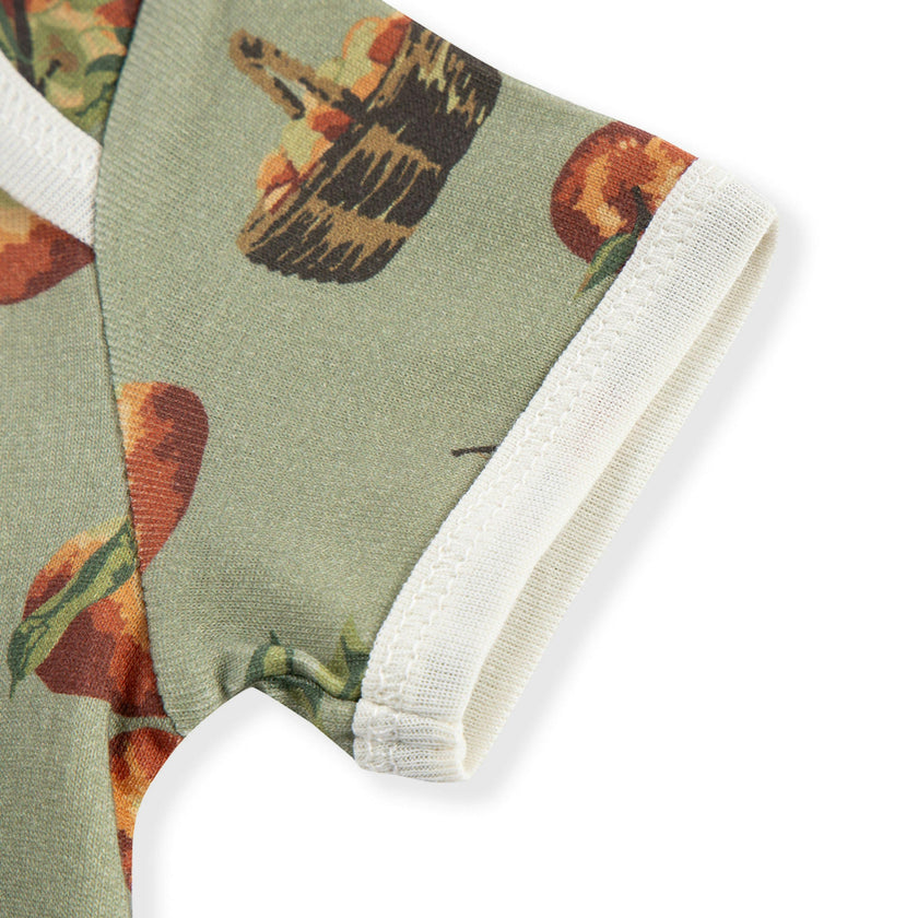 Apple Orchard Organic Cotton Short Sleeve One Piece