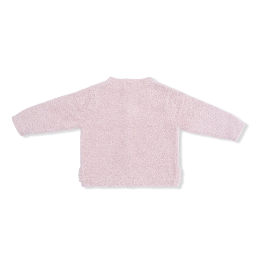 Chenille  - Blush Button Down Cardigan 4 Piece Set