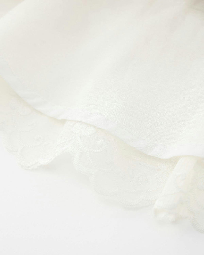 Alisha Frill Embroidered Mini Dress (Baby)