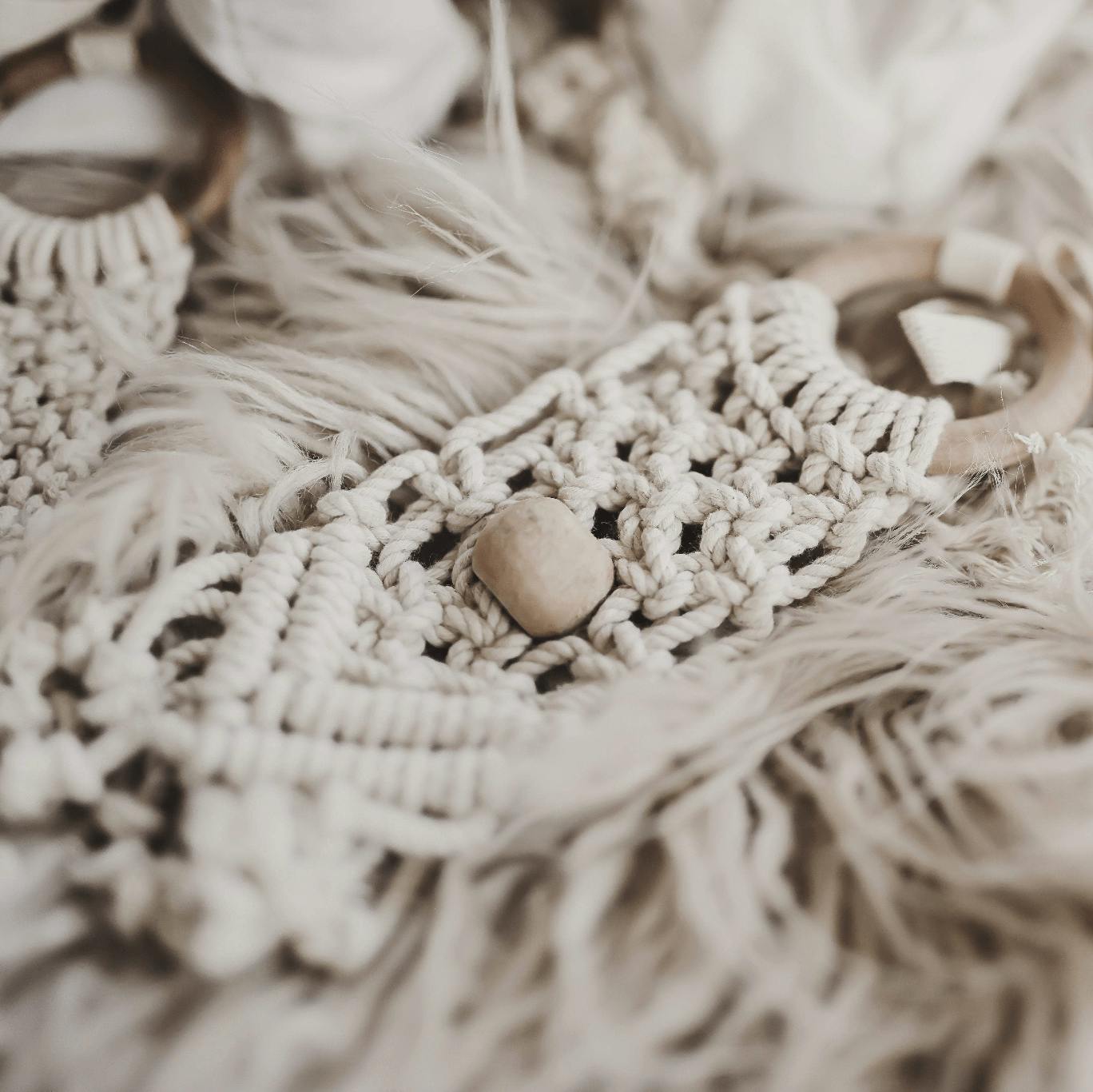 all-in-one toy | macrame 2 pc Set