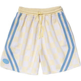 Basketball Shorts in Lemonade Check