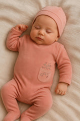 Velour Pocket Footie