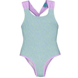 Tiny Animal Dots Swimsuit, Green