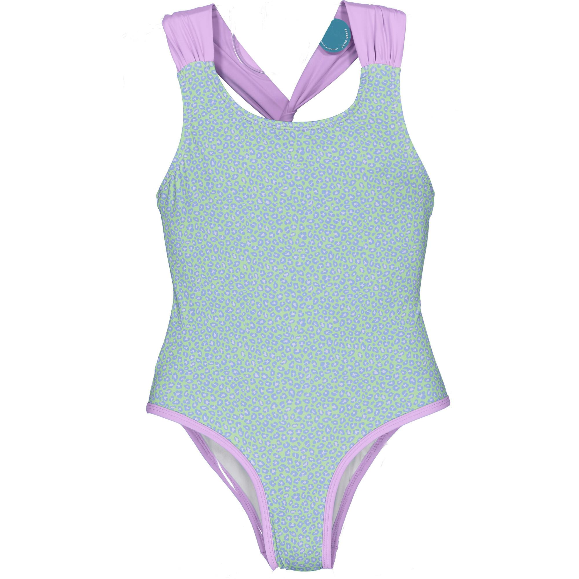 Tiny Animal Dots Swimsuit, Green