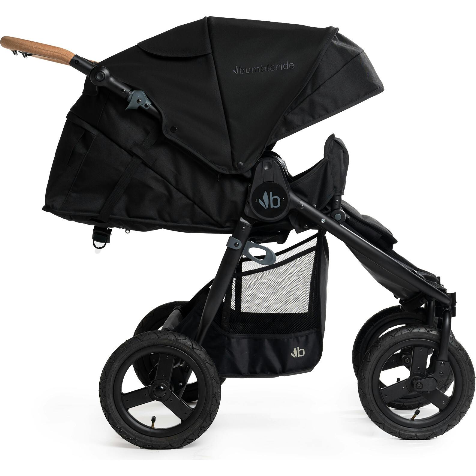 Indie Twin Black Double Stroller