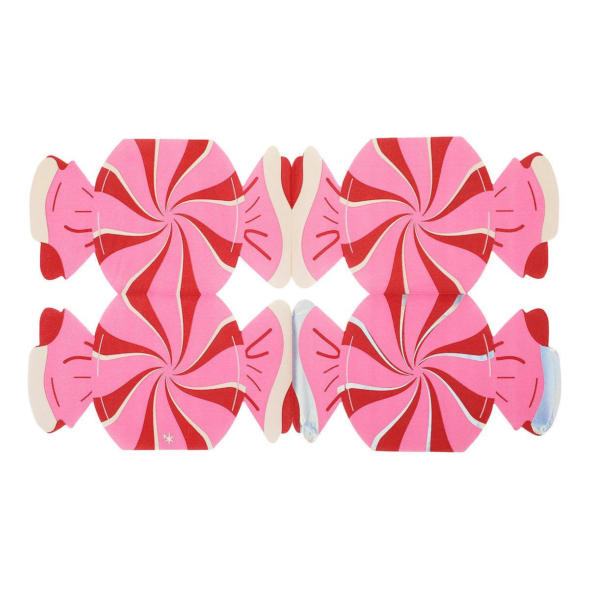 Packed Party Valentine Candy Shaped Napkins (20 count)