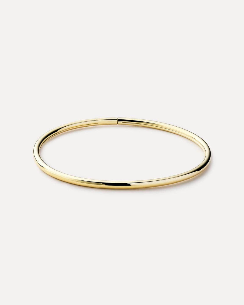 Gold Bangle Bracelet - Carter (3mm)
