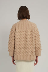 LIAN CARDI | PALE CAMEL