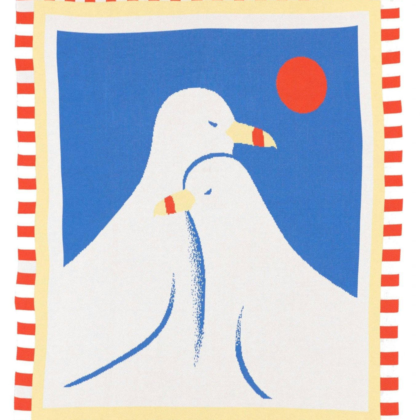 Lovebirds Knit Blanket