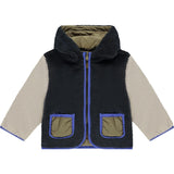 Reversible Colorblock Soft Fleece Jacket