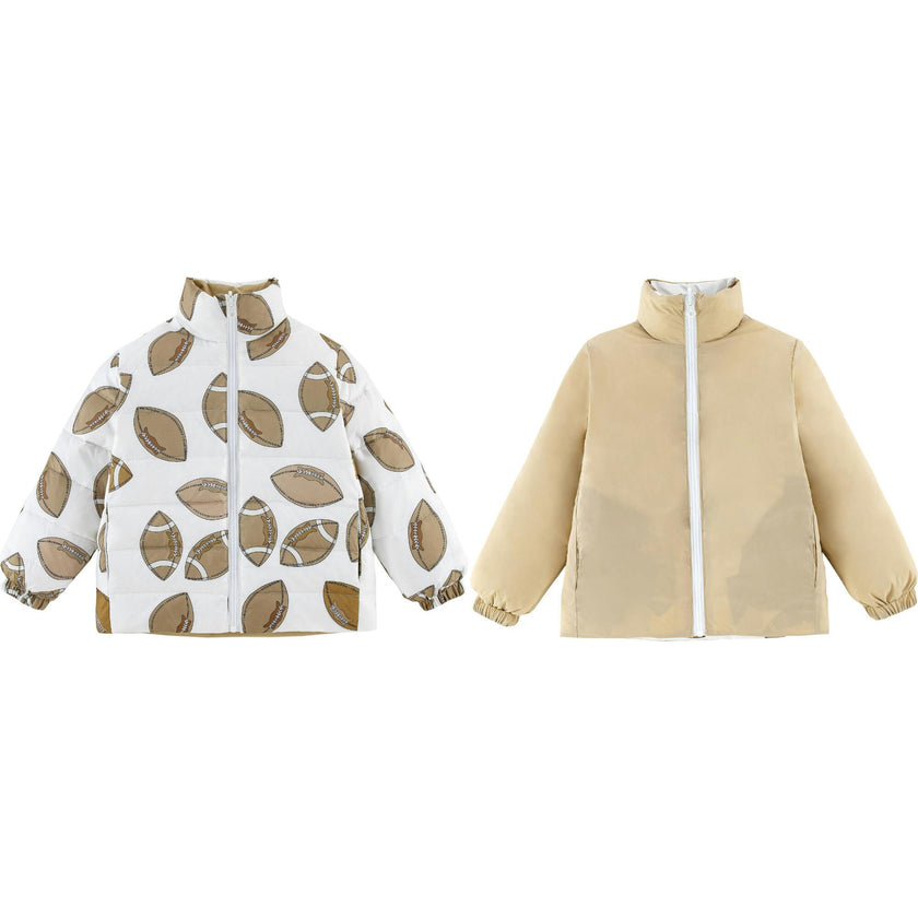 Blake Reversible Down Puffer, Tan