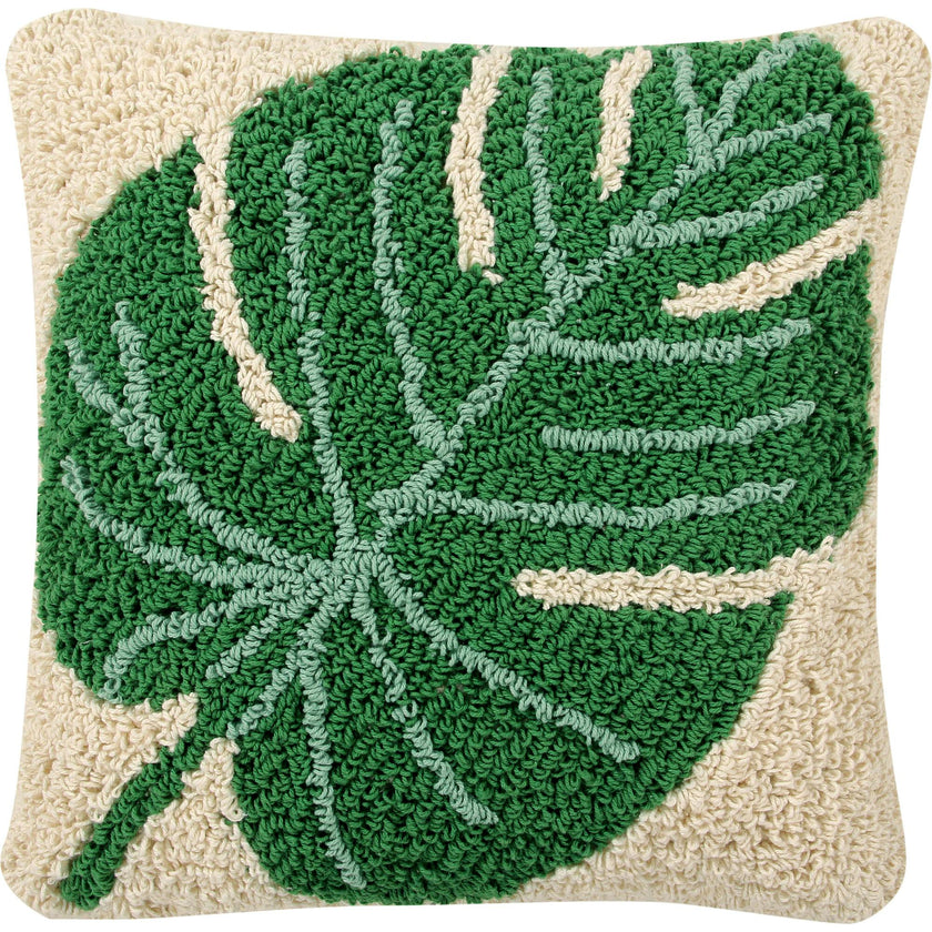 Monstera Washable Pillow