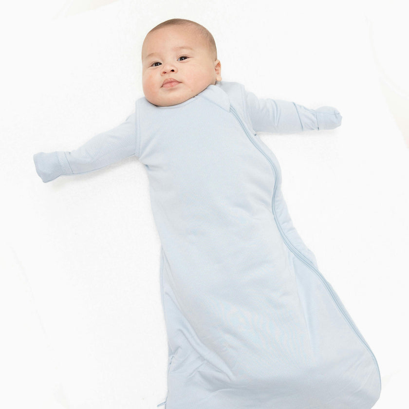 Solid Sheer Blue Rib - Sleep Bag