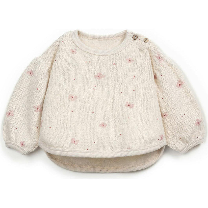 Jersey Curved Hem Sweater