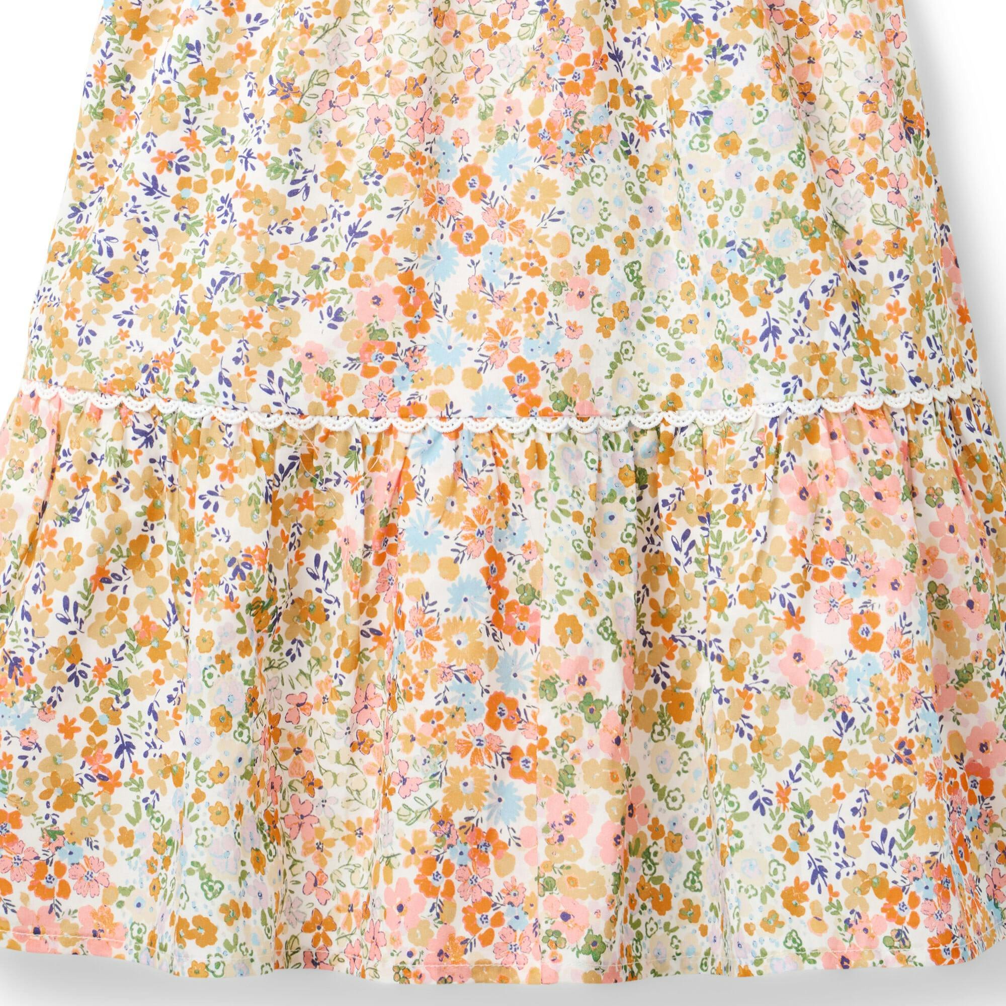 Floral Halter Midi Dress, Multi