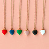 Enamel Heart Locket