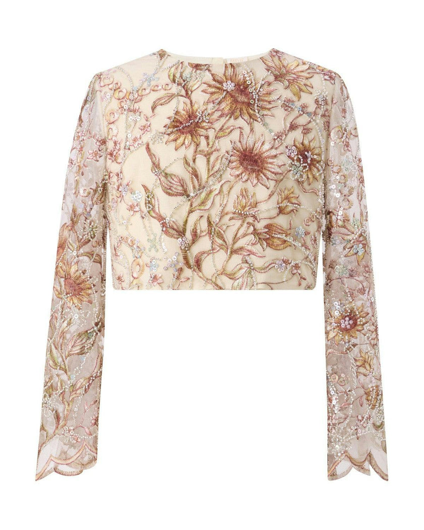 Starla Sequin Embroidered Top