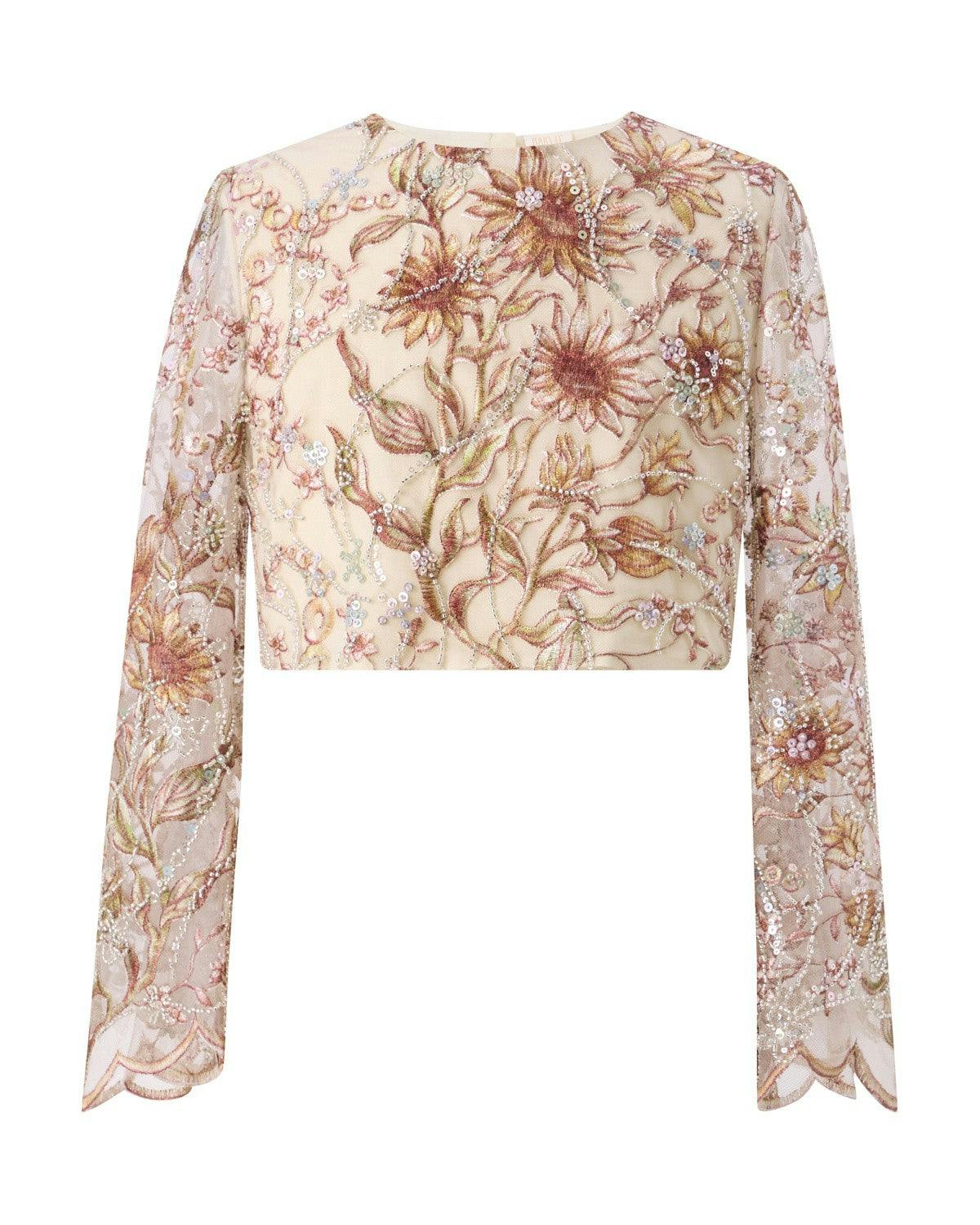 Starla Sequin Embroidered Top