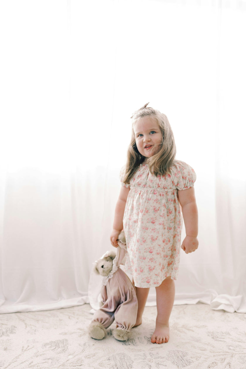 The Kennedi Dress |Pink Blossoms