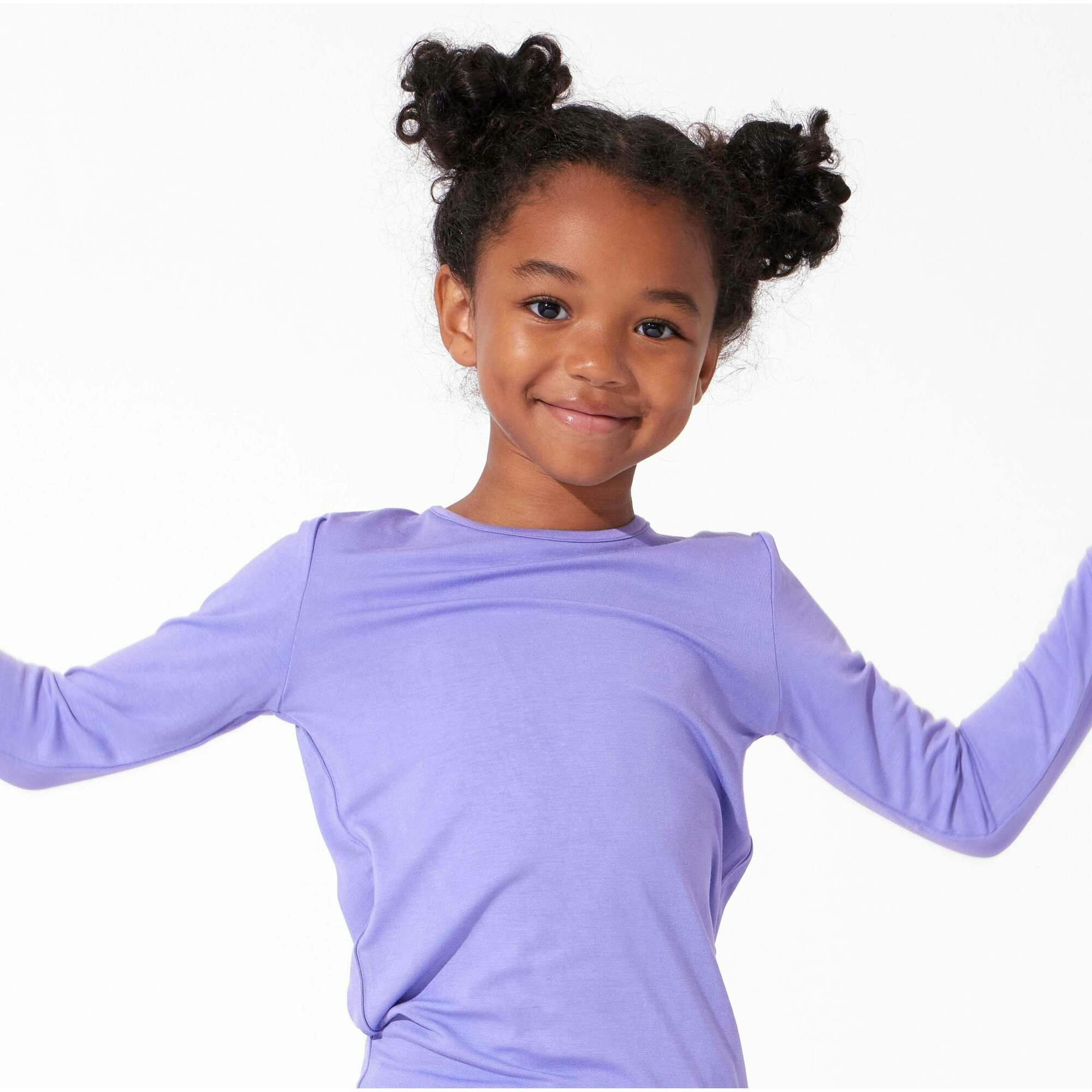 Poppin Purple Bamboo Kids Pajamas