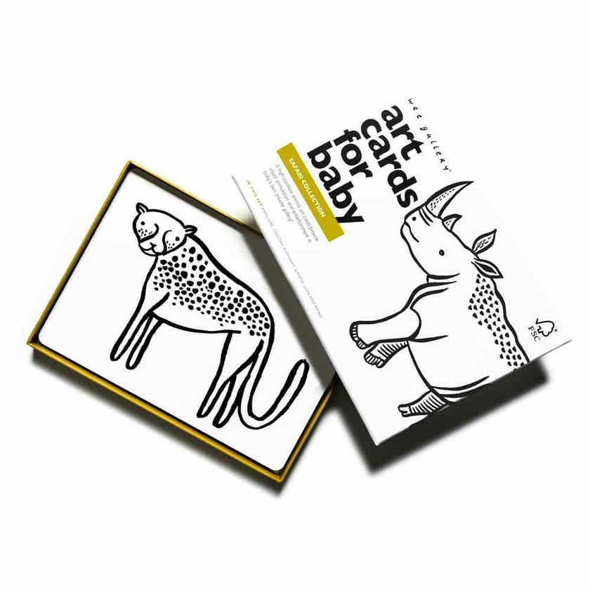 Safari Art Cards for Baby