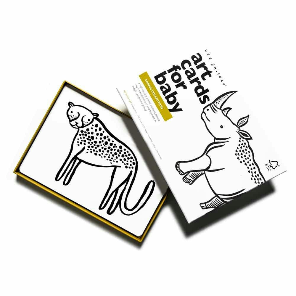 Safari Art Cards for Baby