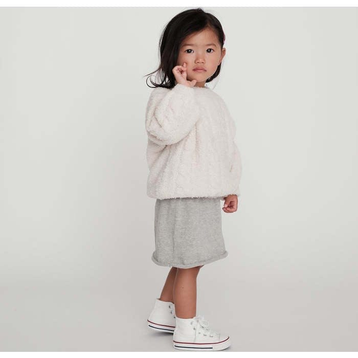 Baby Boxy Sweater Cable