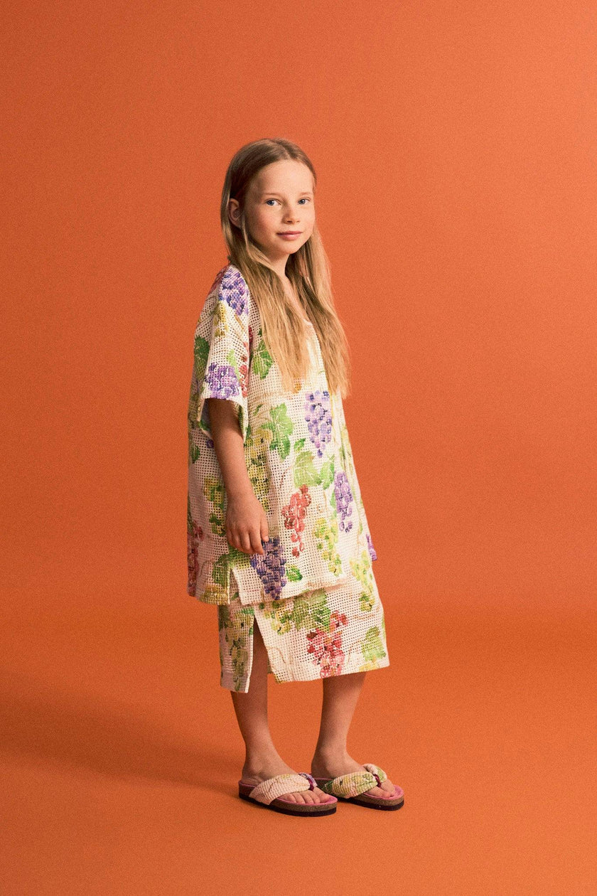 UVAS MESH DRESS ANGORA
