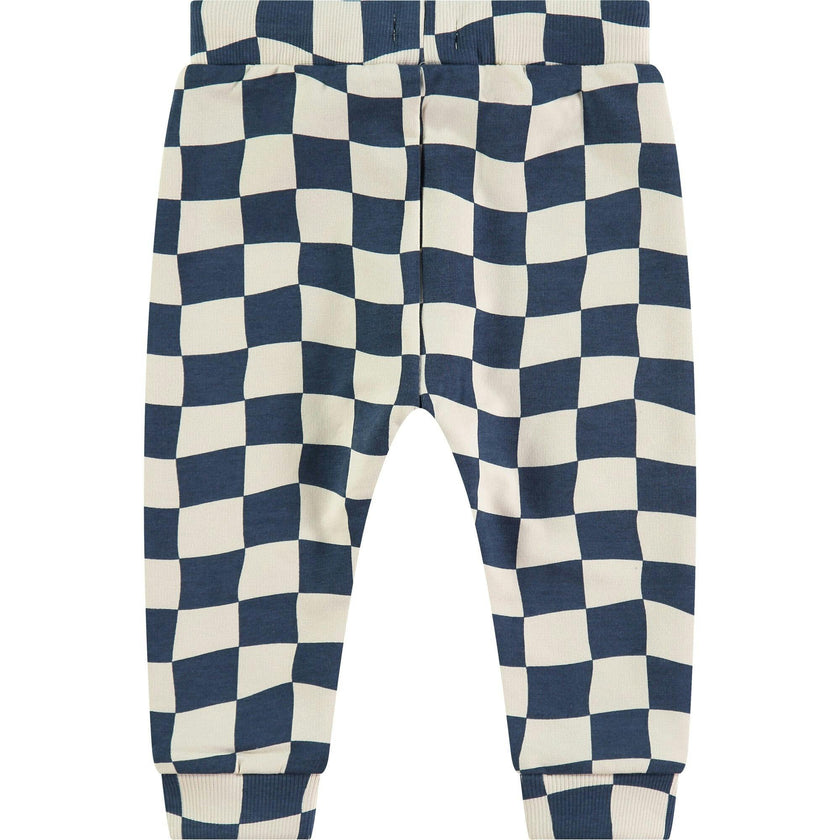Wavy Check Sweatpants