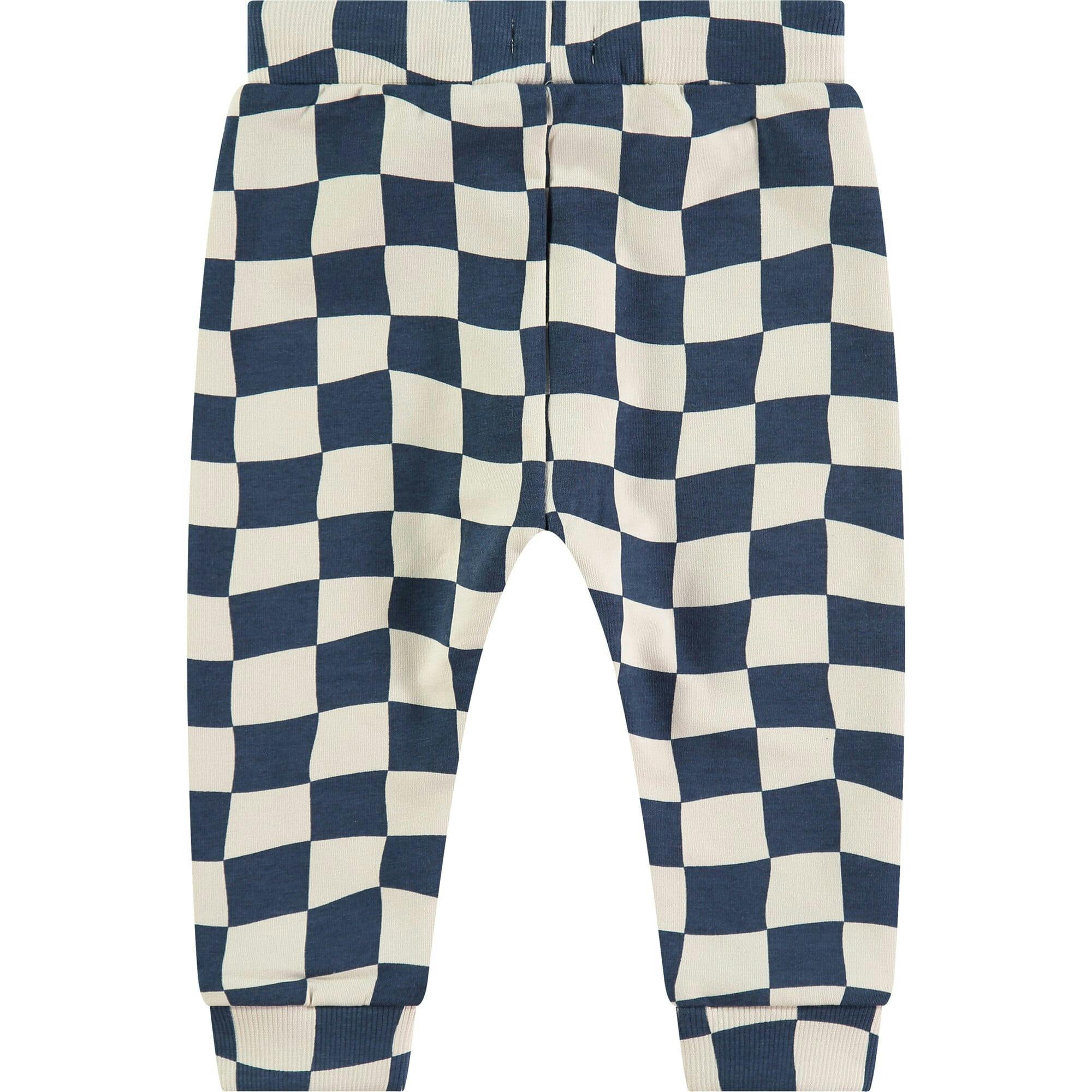 Wavy Check Sweatpants