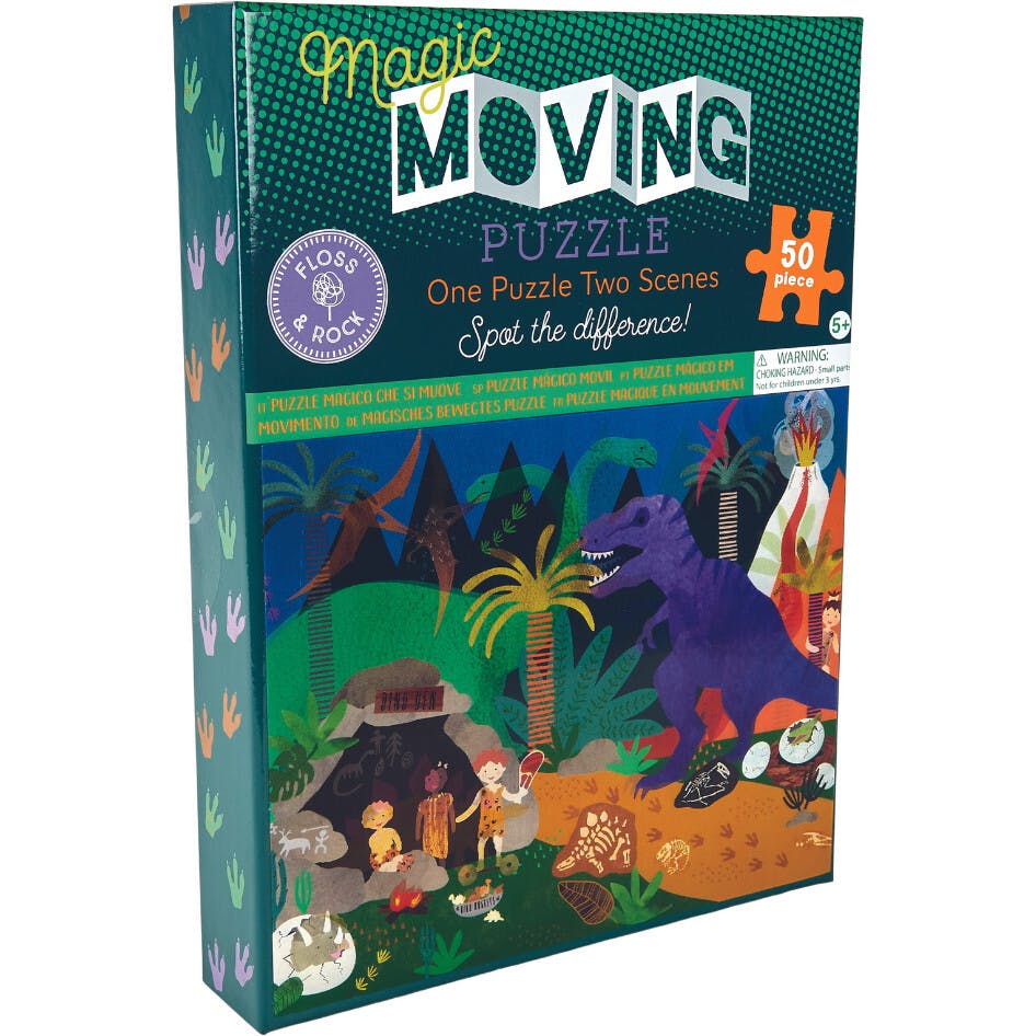 Dino 50pc Magic Moving Puzzle