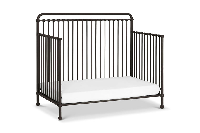 Million Dollar Baby Classic Winston 4-in-1 Convertible Iron Crib In Vintage Iron