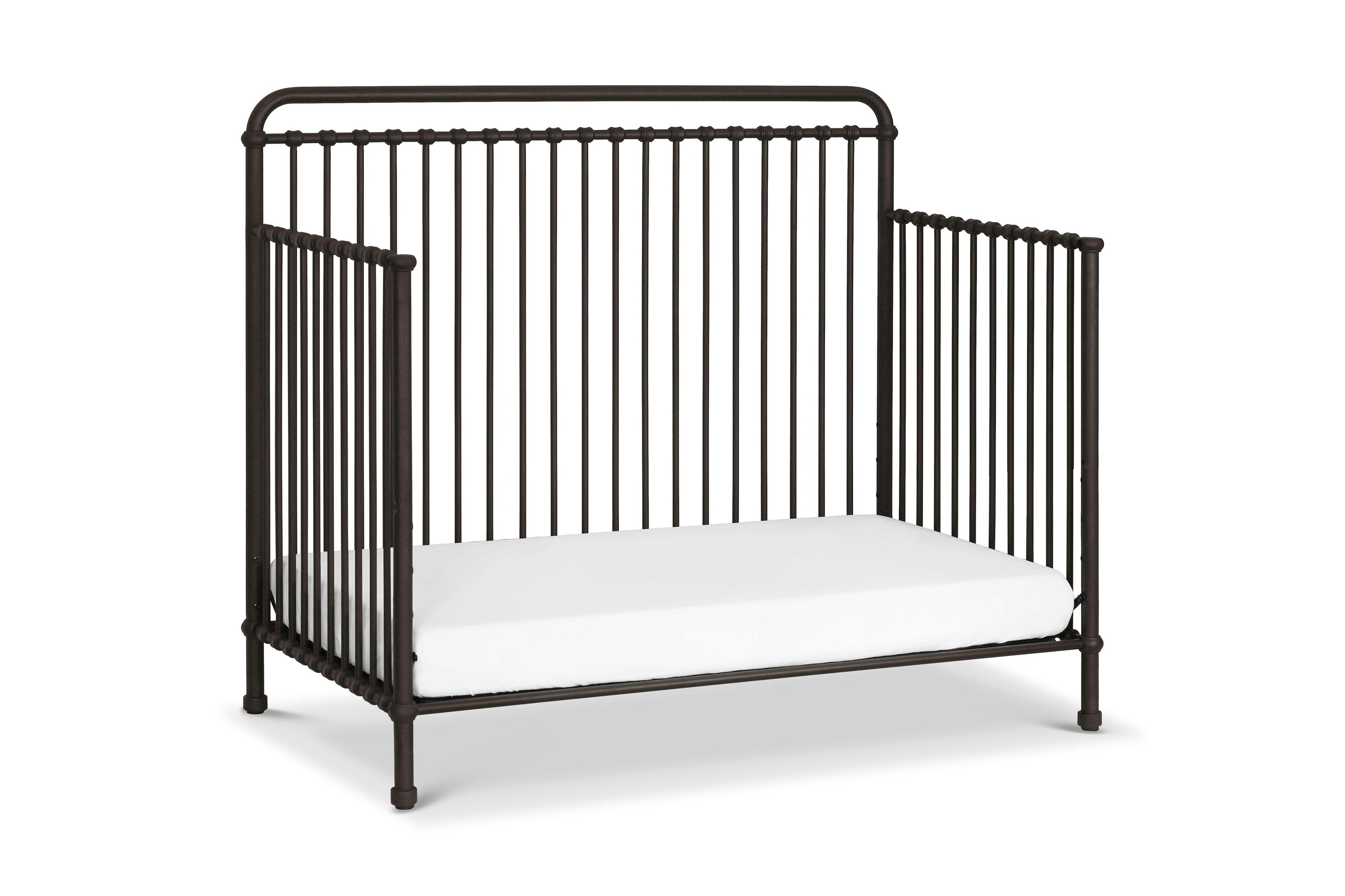 Million Dollar Baby Classic Winston 4-in-1 Convertible Iron Crib In Vintage Iron