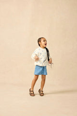 Organic Weekend Sweatshirt in Double Bubble Print