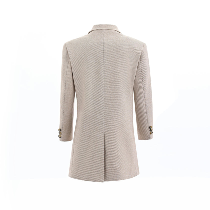 Beige Overcoat