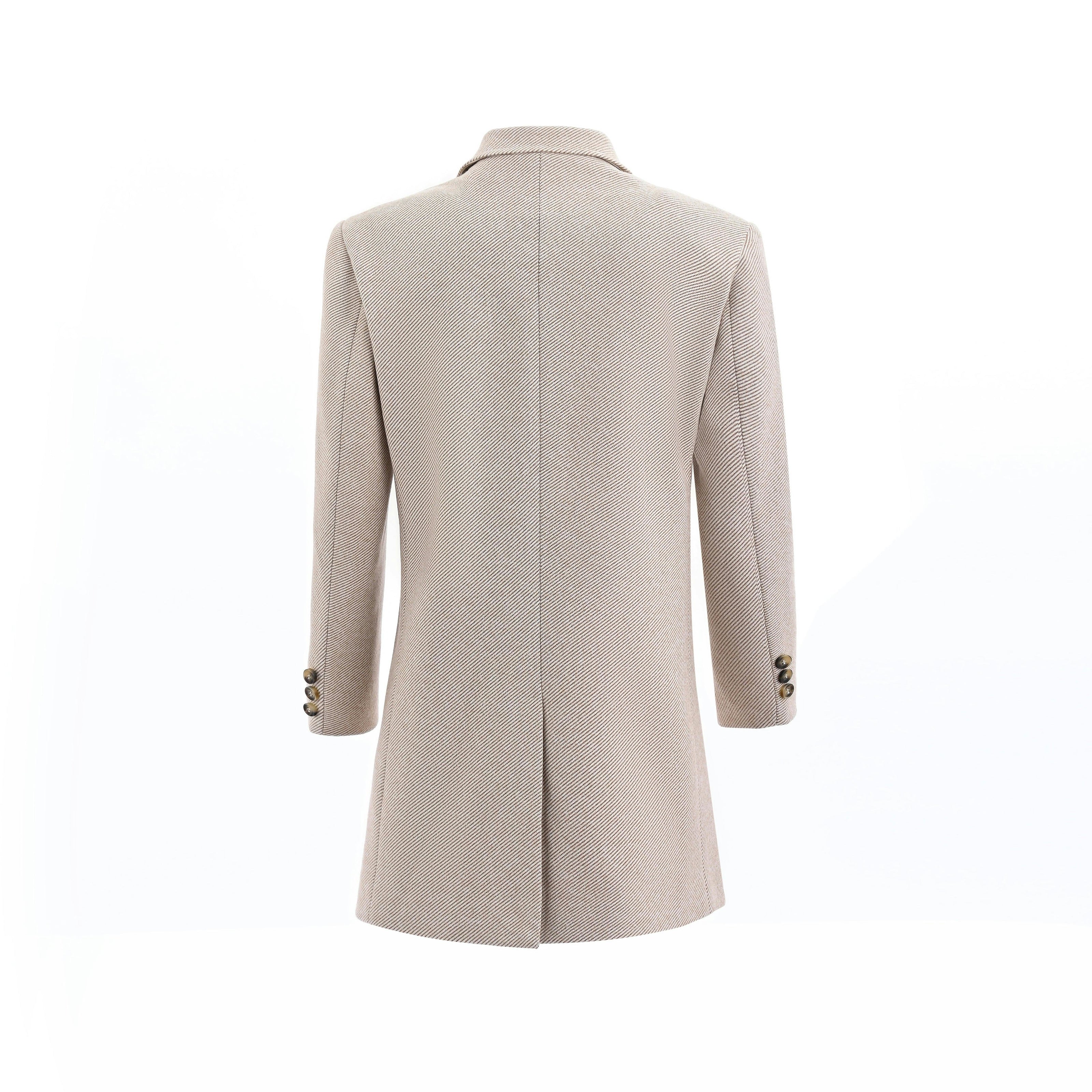 Beige Overcoat